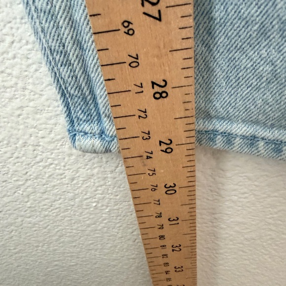 Hollister Women’s Blue Ultra High Rise Mom Stretch Jeans Pants Sz 8R/29 - Picture 6 of 11